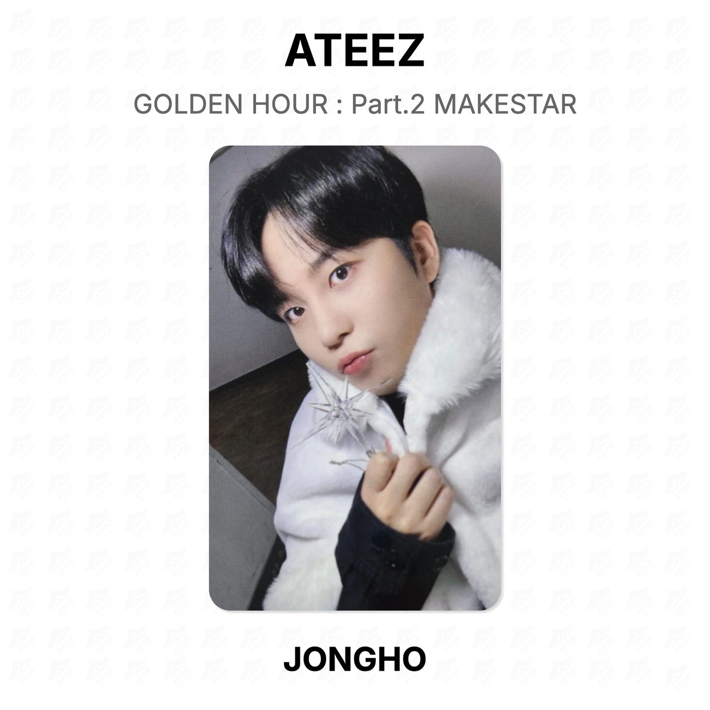 ATEEZ GOLDEN HOUR : Part.2 MAKESTAR Official Photocard