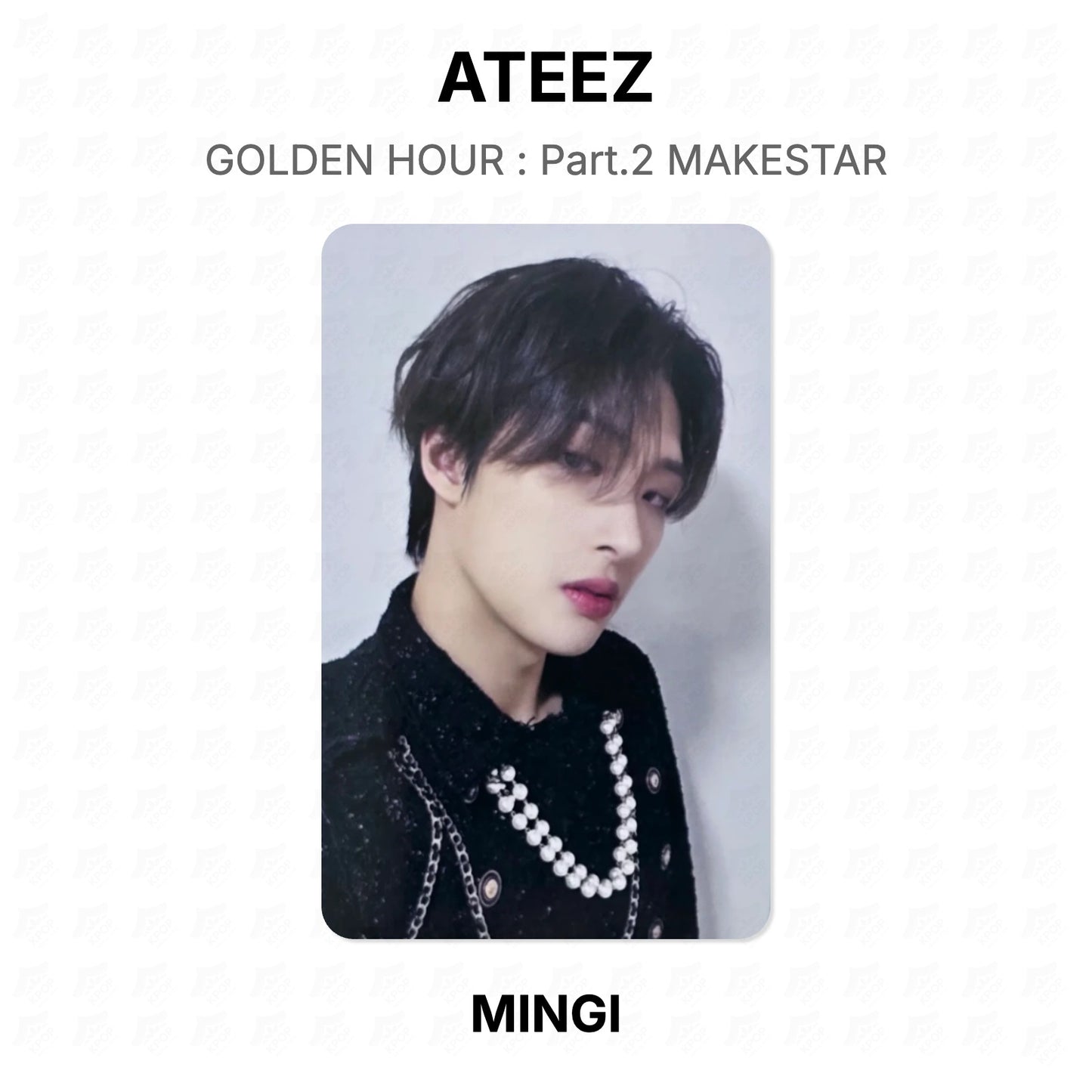 ATEEZ GOLDEN HOUR : Part.2 MAKESTAR Official Photocard