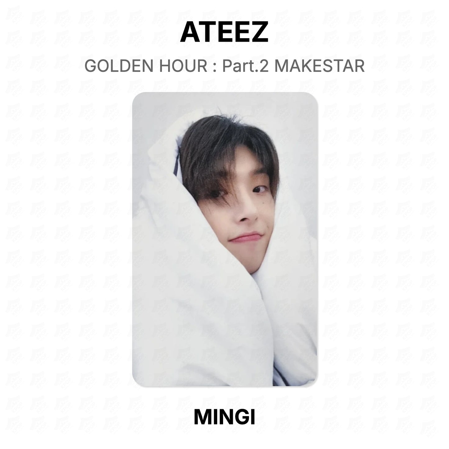 ATEEZ GOLDEN HOUR : Part.2 MAKESTAR Official Photocard