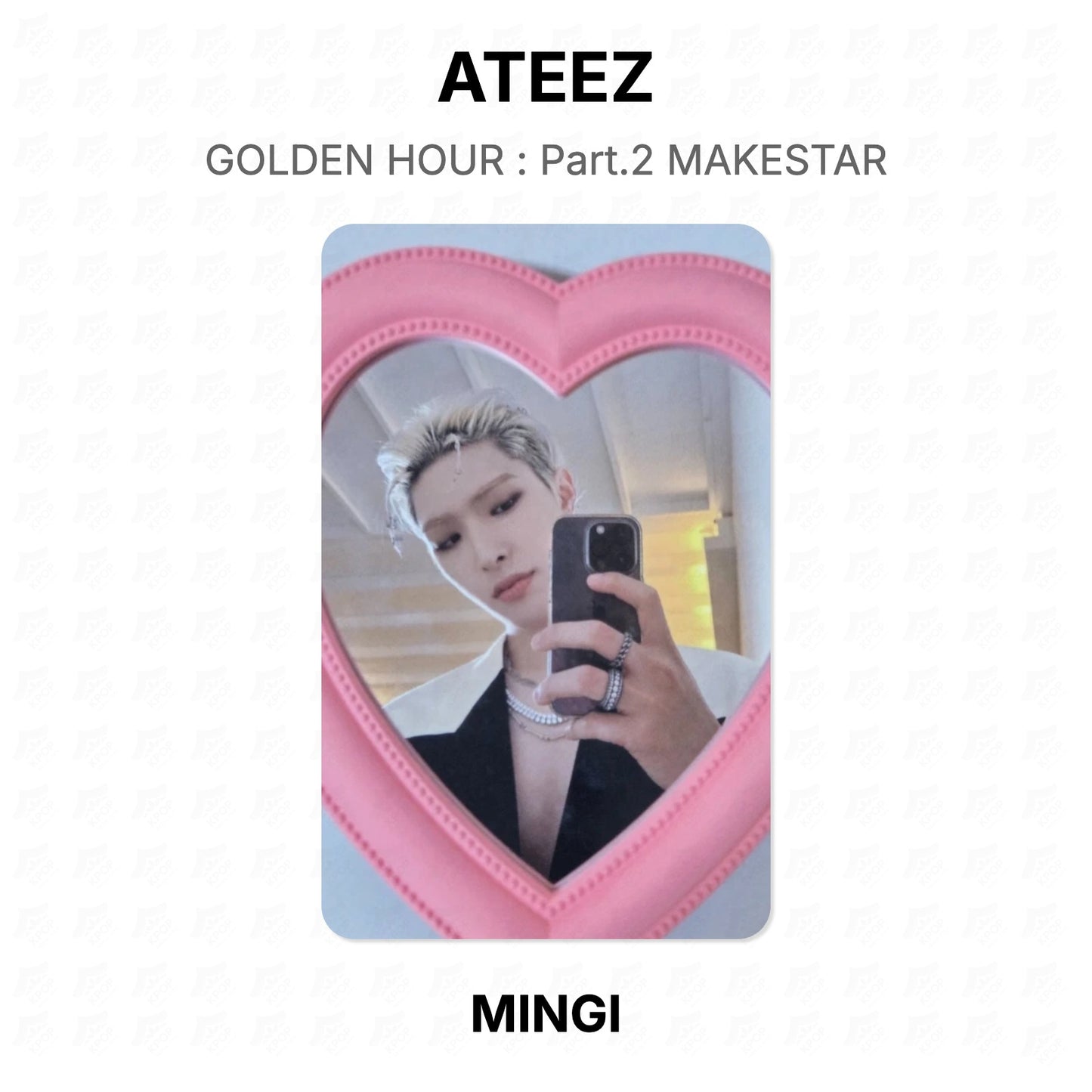 ATEEZ GOLDEN HOUR : Part.2 MAKESTAR Official Photocard