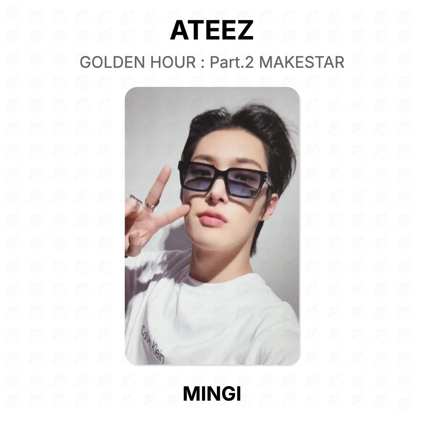 ATEEZ GOLDEN HOUR : Part.2 MAKESTAR Official Photocard
