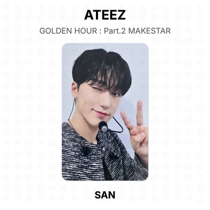 ATEEZ GOLDEN HOUR : Part.2 MAKESTAR Official Photocard