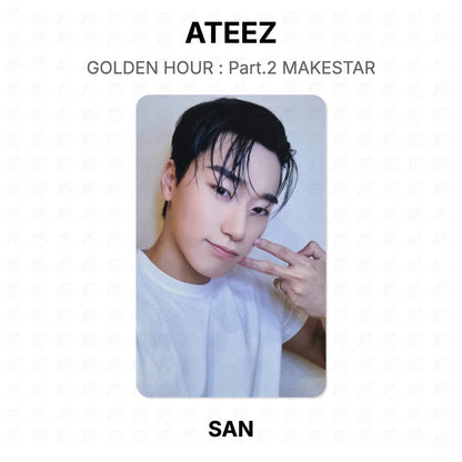 ATEEZ GOLDEN HOUR : Part.2 MAKESTAR Official Photocard