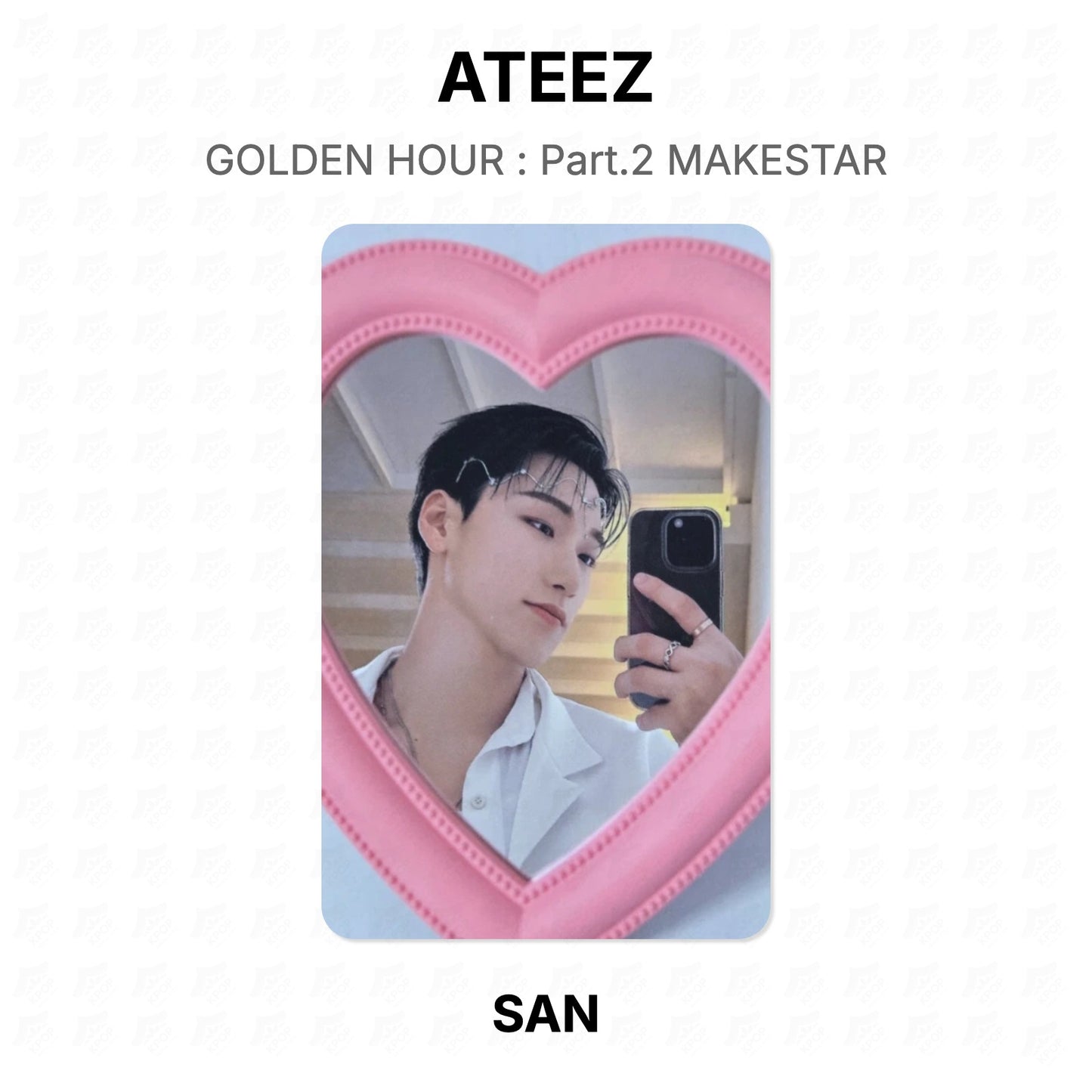 ATEEZ GOLDEN HOUR : Part.2 MAKESTAR Official Photocard