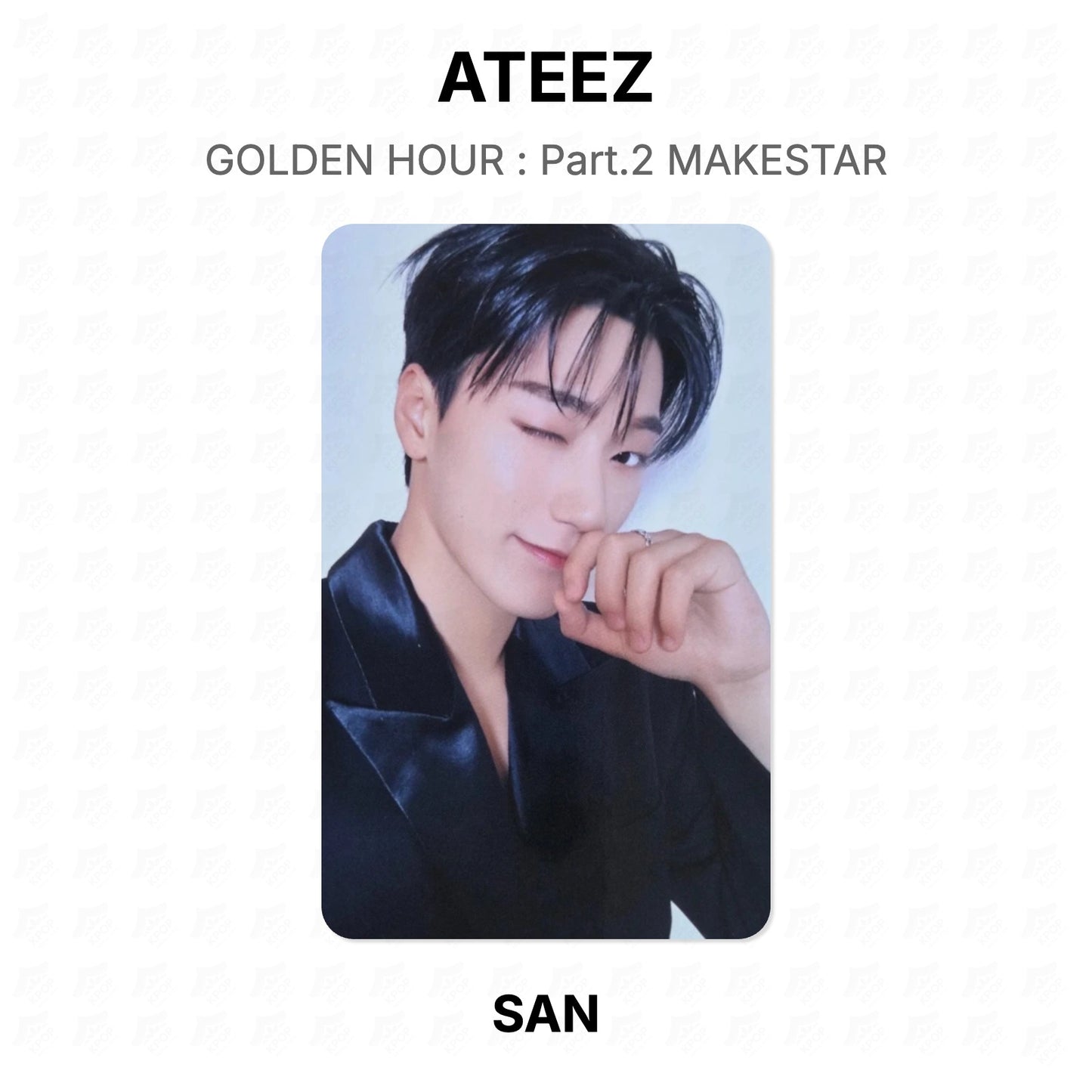 ATEEZ GOLDEN HOUR : Part.2 MAKESTAR Official Photocard