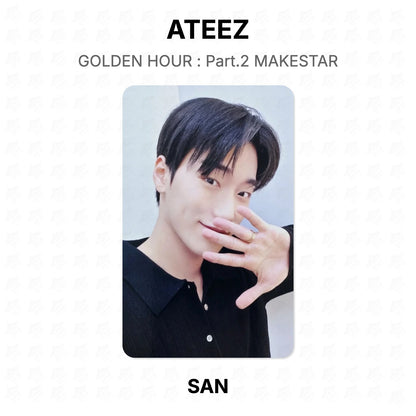 ATEEZ GOLDEN HOUR : Part.2 MAKESTAR Official Photocard