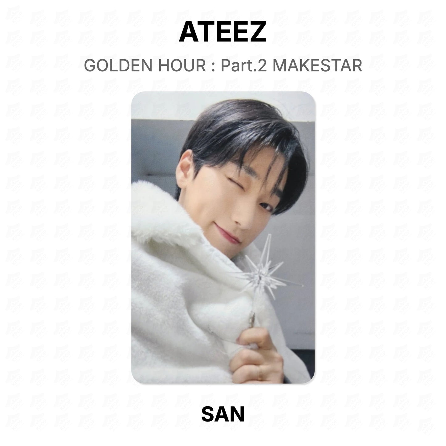 ATEEZ GOLDEN HOUR : Part.2 MAKESTAR Official Photocard