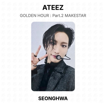 ATEEZ GOLDEN HOUR : Part.2 MAKESTAR Official Photocard