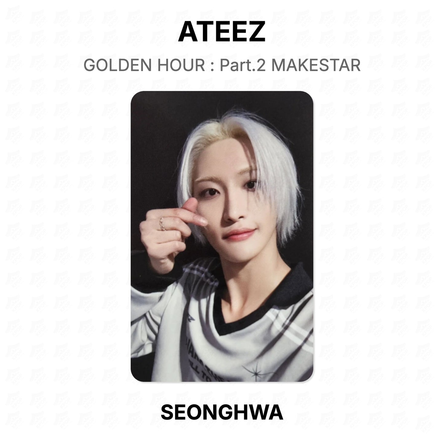 ATEEZ GOLDEN HOUR : Part.2 MAKESTAR Official Photocard