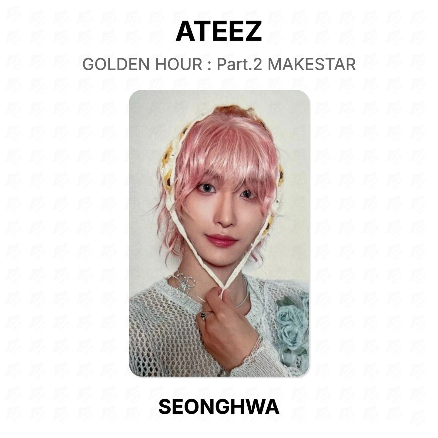 ATEEZ GOLDEN HOUR : Part.2 MAKESTAR Official Photocard