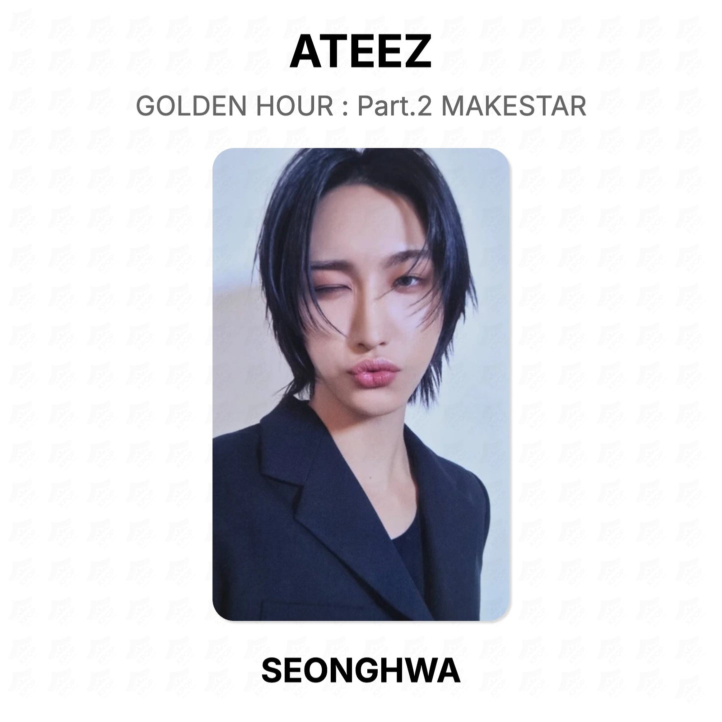 ATEEZ GOLDEN HOUR : Part.2 MAKESTAR Official Photocard