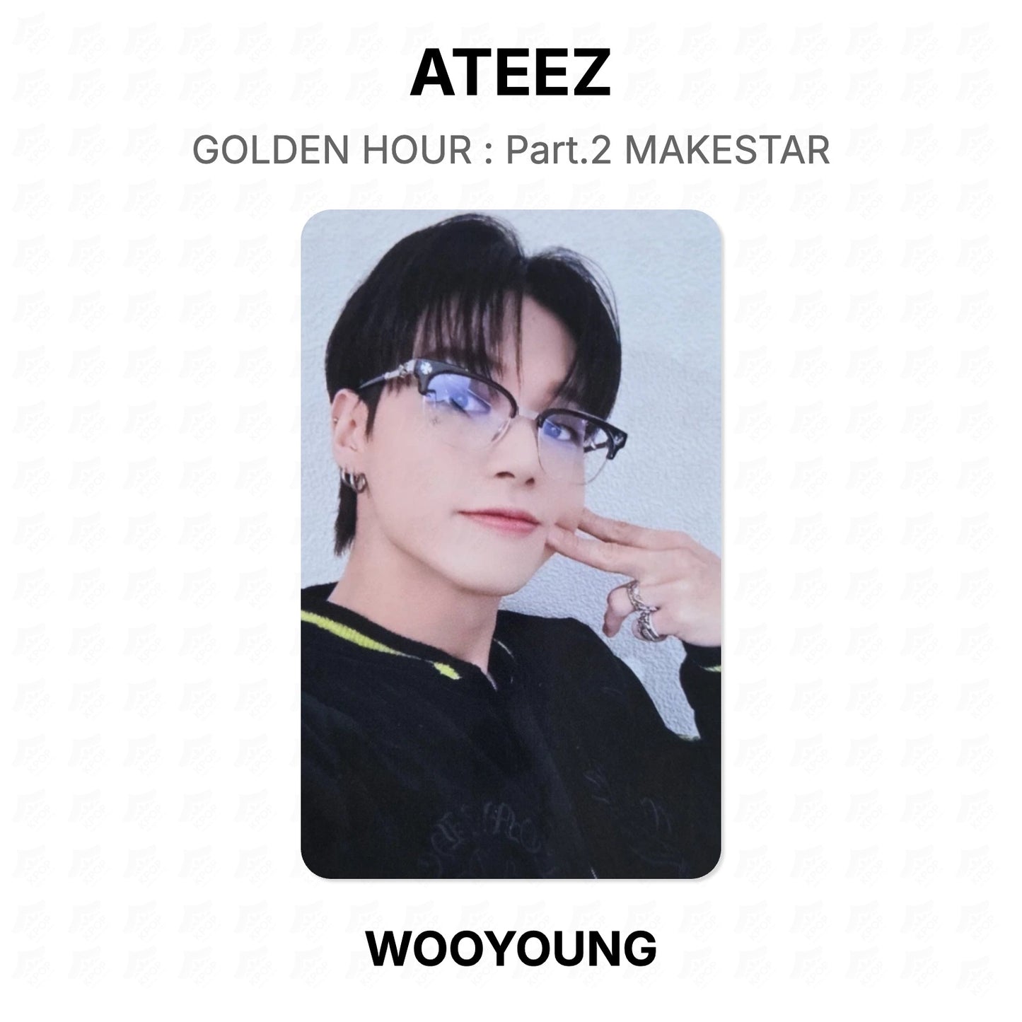 ATEEZ GOLDEN HOUR : Part.2 MAKESTAR Official Photocard