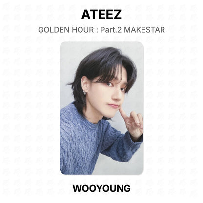ATEEZ GOLDEN HOUR : Part.2 MAKESTAR Official Photocard