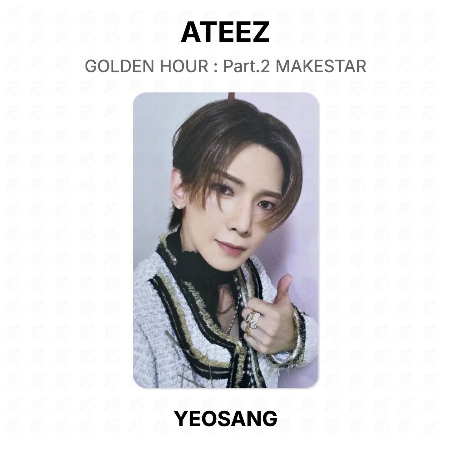 ATEEZ GOLDEN HOUR : Part.2 MAKESTAR Official Photocard