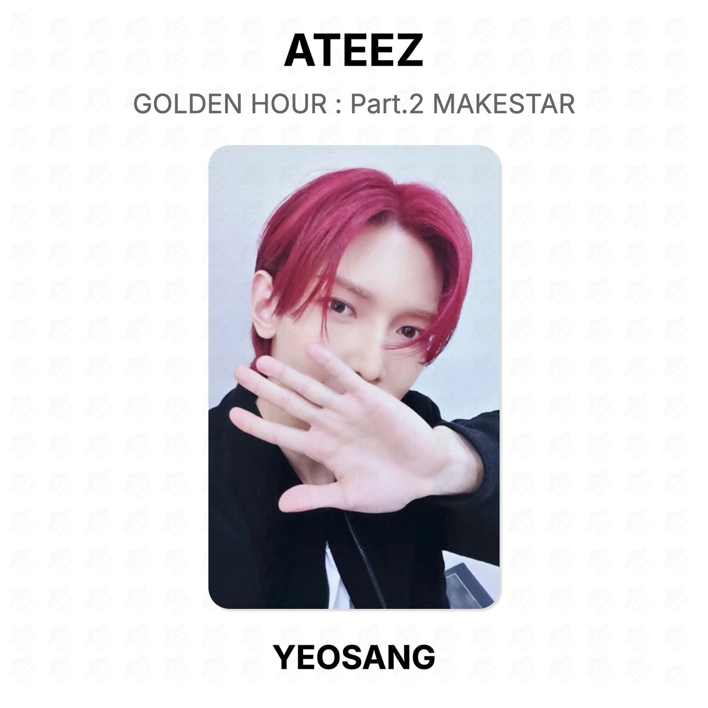 ATEEZ GOLDEN HOUR : Part.2 MAKESTAR Official Photocard