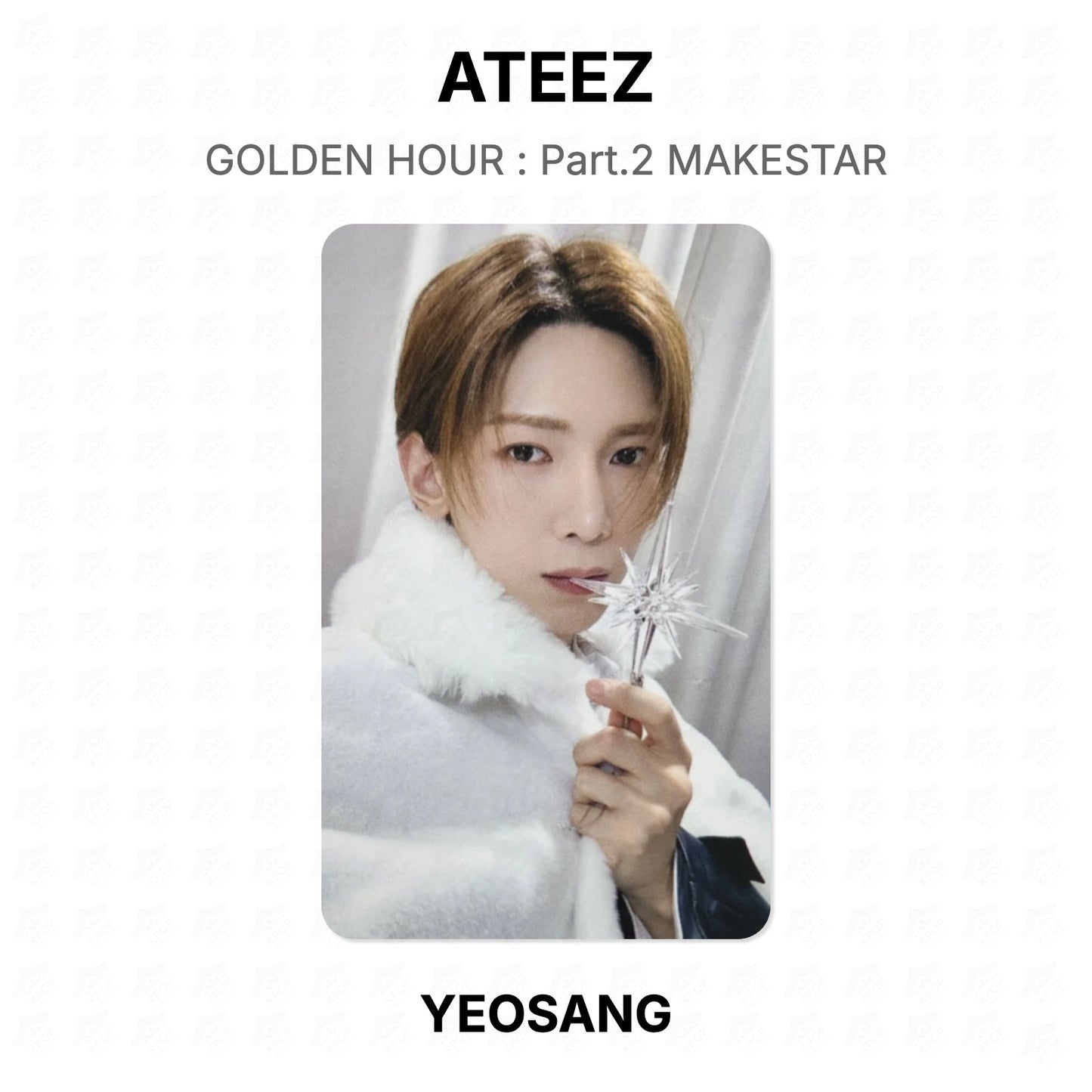 ATEEZ GOLDEN HOUR : Part.2 MAKESTAR Official Photocard