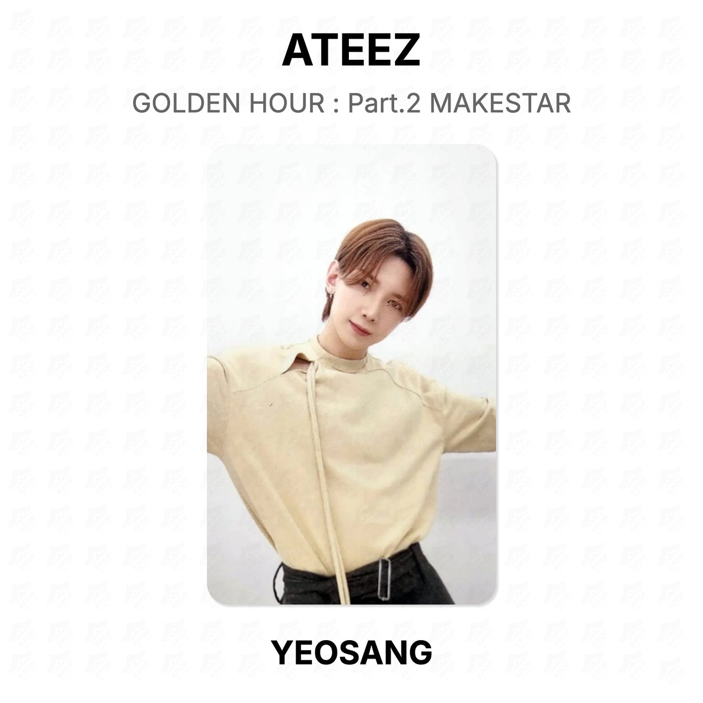 ATEEZ GOLDEN HOUR : Part.2 MAKESTAR Official Photocard