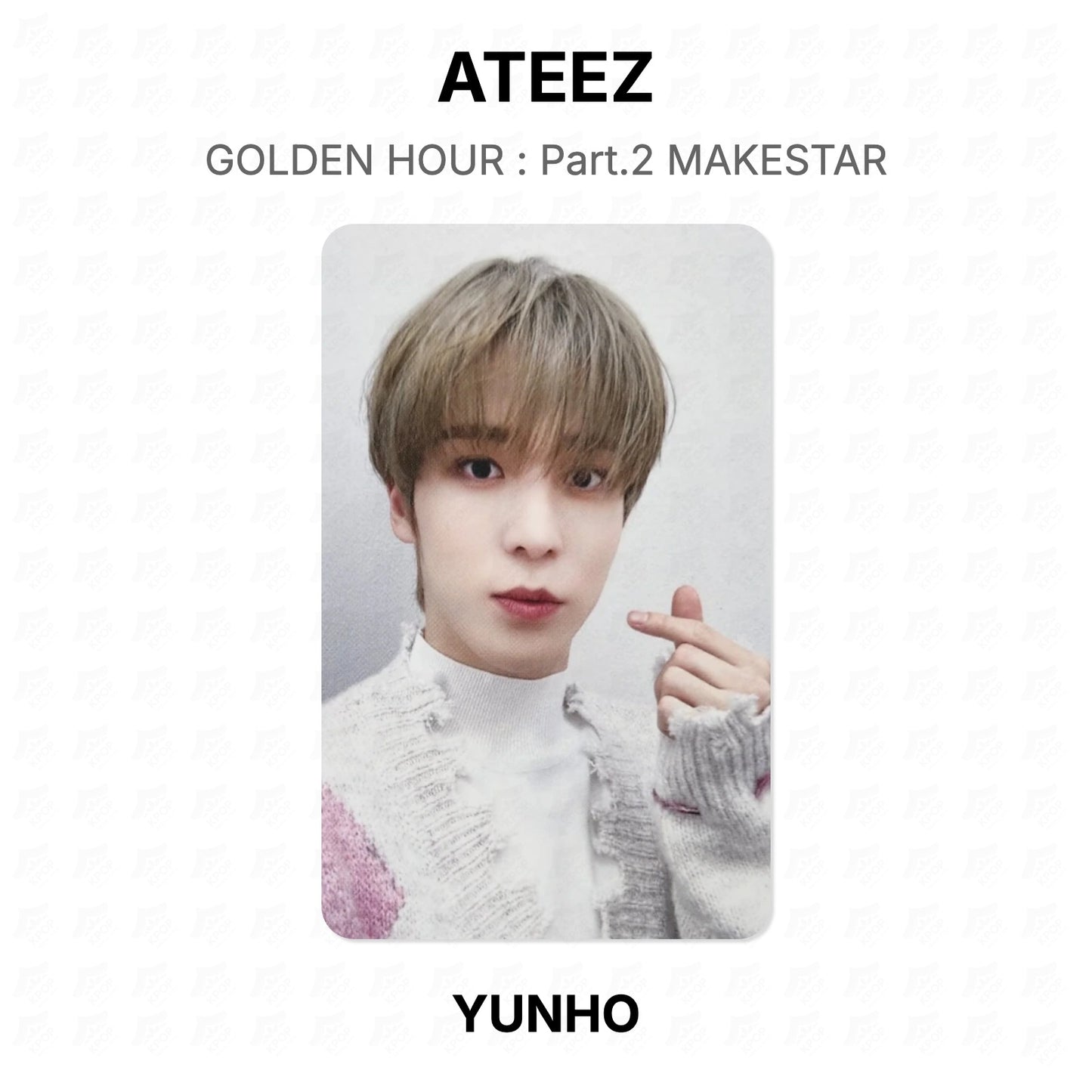 ATEEZ GOLDEN HOUR : Part.2 MAKESTAR Official Photocard