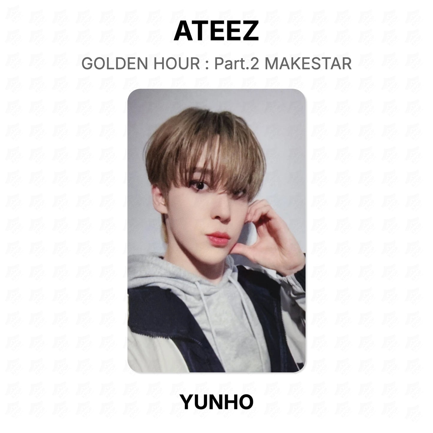 ATEEZ GOLDEN HOUR : Part.2 MAKESTAR Official Photocard