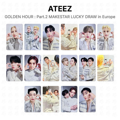 ATEEZ GOLDEN HOUR : Part.2 MAKESTAR LUCKY DRAW in Europe Official Photocard