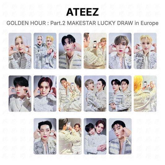 ATEEZ GOLDEN HOUR : Part.2 MAKESTAR LUCKY DRAW in Europe Official Photocard