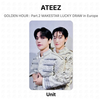 ATEEZ GOLDEN HOUR : Part.2 MAKESTAR LUCKY DRAW in Europe Official Photocard