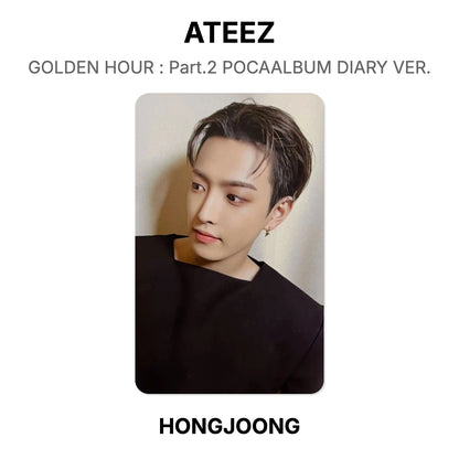ATEEZ GOLDEN HOUR : Part.2 POCAALBUM DIARY VER. Official Photocard