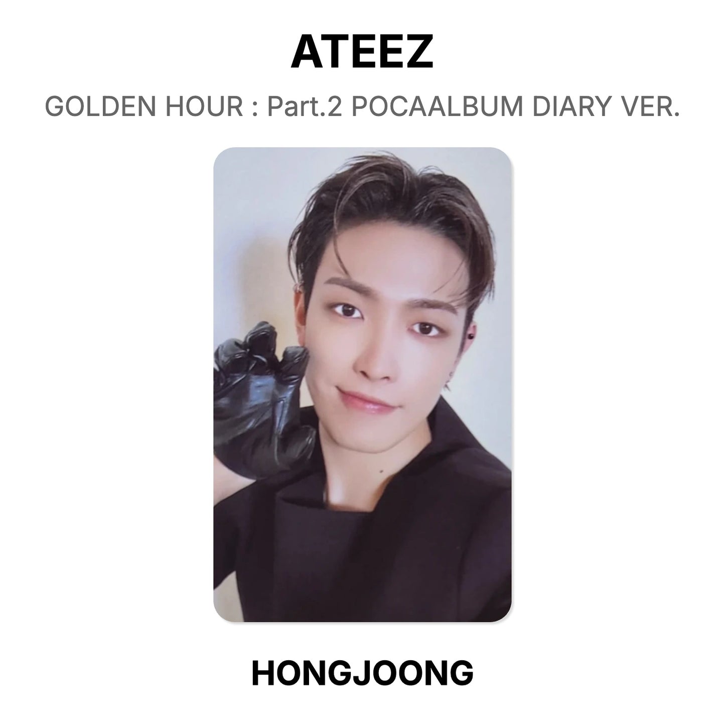 ATEEZ GOLDEN HOUR : Part.2 POCAALBUM DIARY VER. Official Photocard