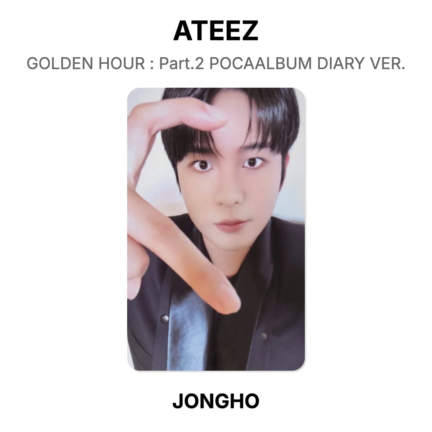 ATEEZ GOLDEN HOUR : Part.2 POCAALBUM DIARY VER. Official Photocard