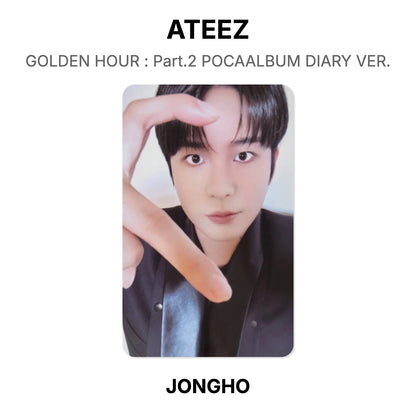 ATEEZ GOLDEN HOUR : Part.2 POCAALBUM DIARY VER. Official Photocard