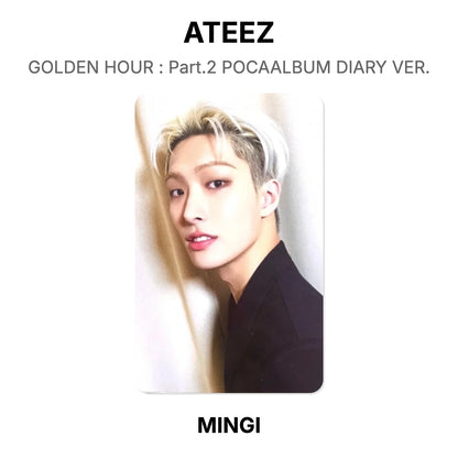 ATEEZ GOLDEN HOUR : Part.2 POCAALBUM DIARY VER. Official Photocard