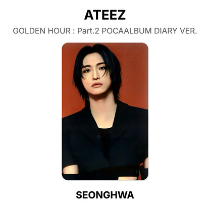 ATEEZ GOLDEN HOUR : Part.2 POCAALBUM DIARY VER. Official Photocard