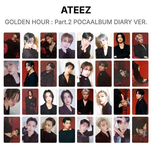 ATEEZ GOLDEN HOUR : Part.2 POCAALBUM DIARY VER. โฟโต้การ์ดของแท้