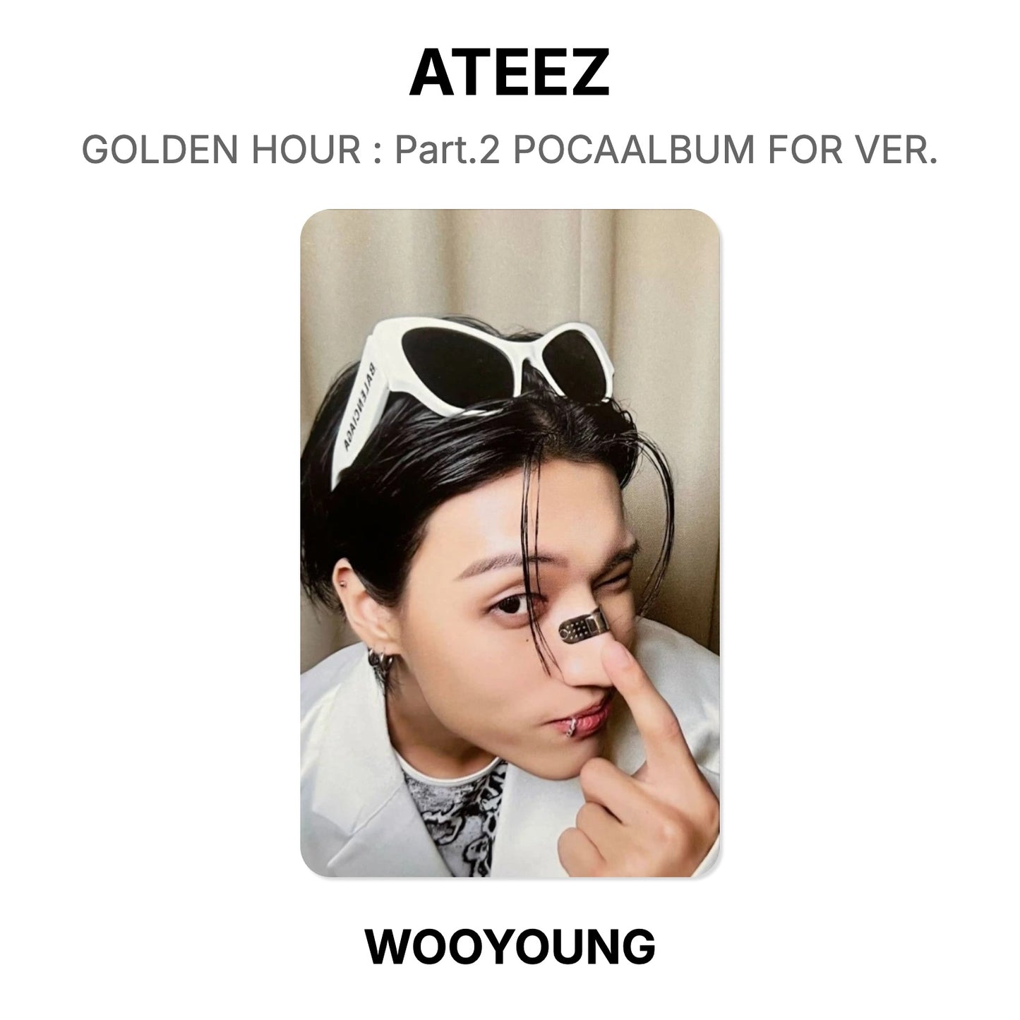 ATEEZ GOLDEN HOUR : Part.2 POCAALBUM FOR VER. Official Photocard