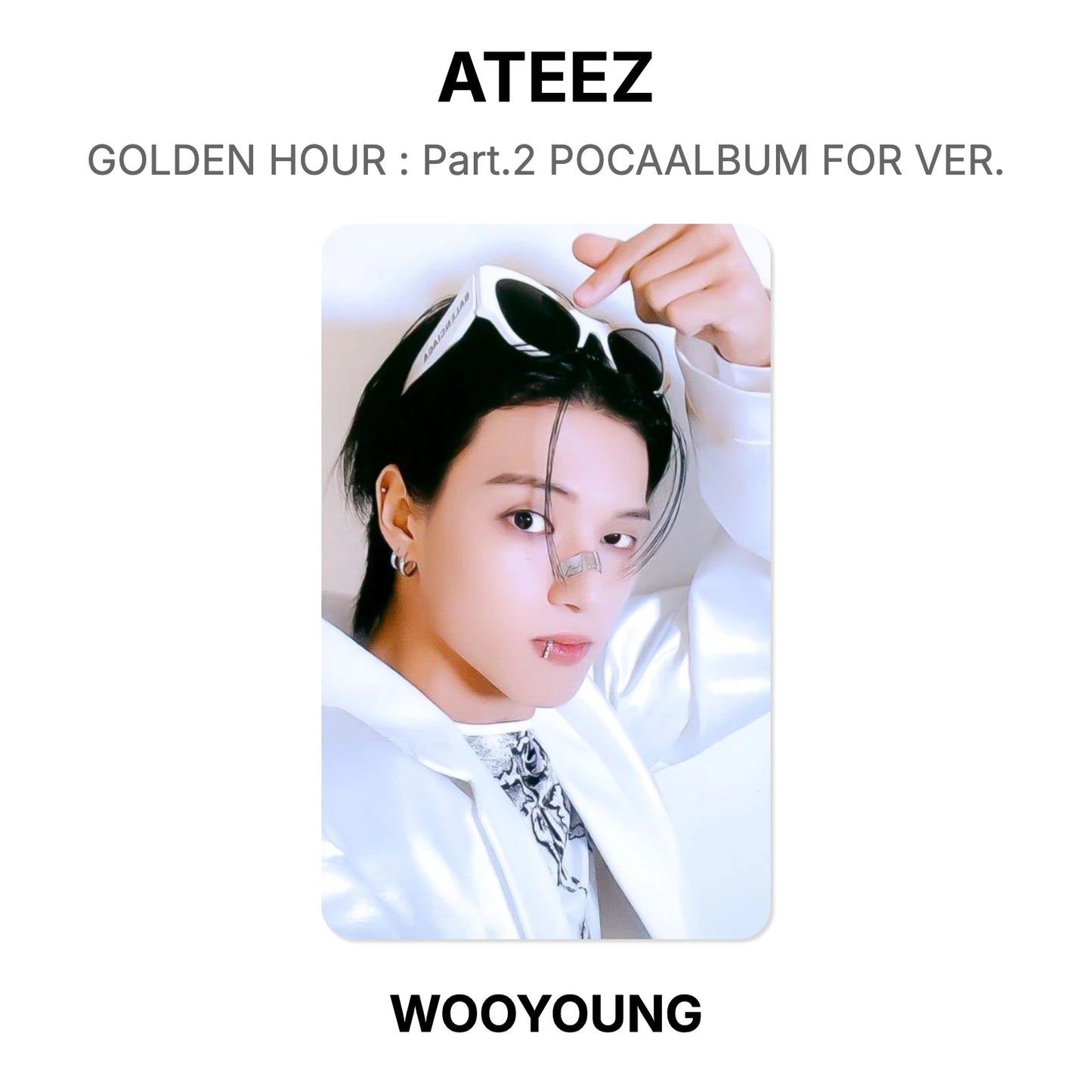 ATEEZ GOLDEN HOUR : Part.2 POCAALBUM FOR VER. Official Photocard