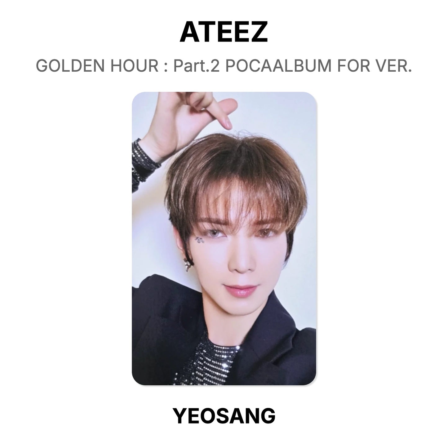 ATEEZ GOLDEN HOUR : Part.2 POCAALBUM FOR VER. Official Photocard