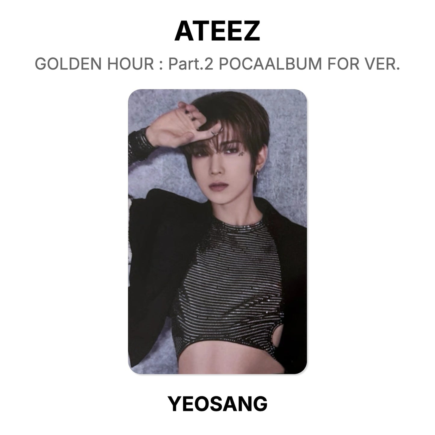 ATEEZ GOLDEN HOUR : Part.2 POCAALBUM FOR VER. Official Photocard