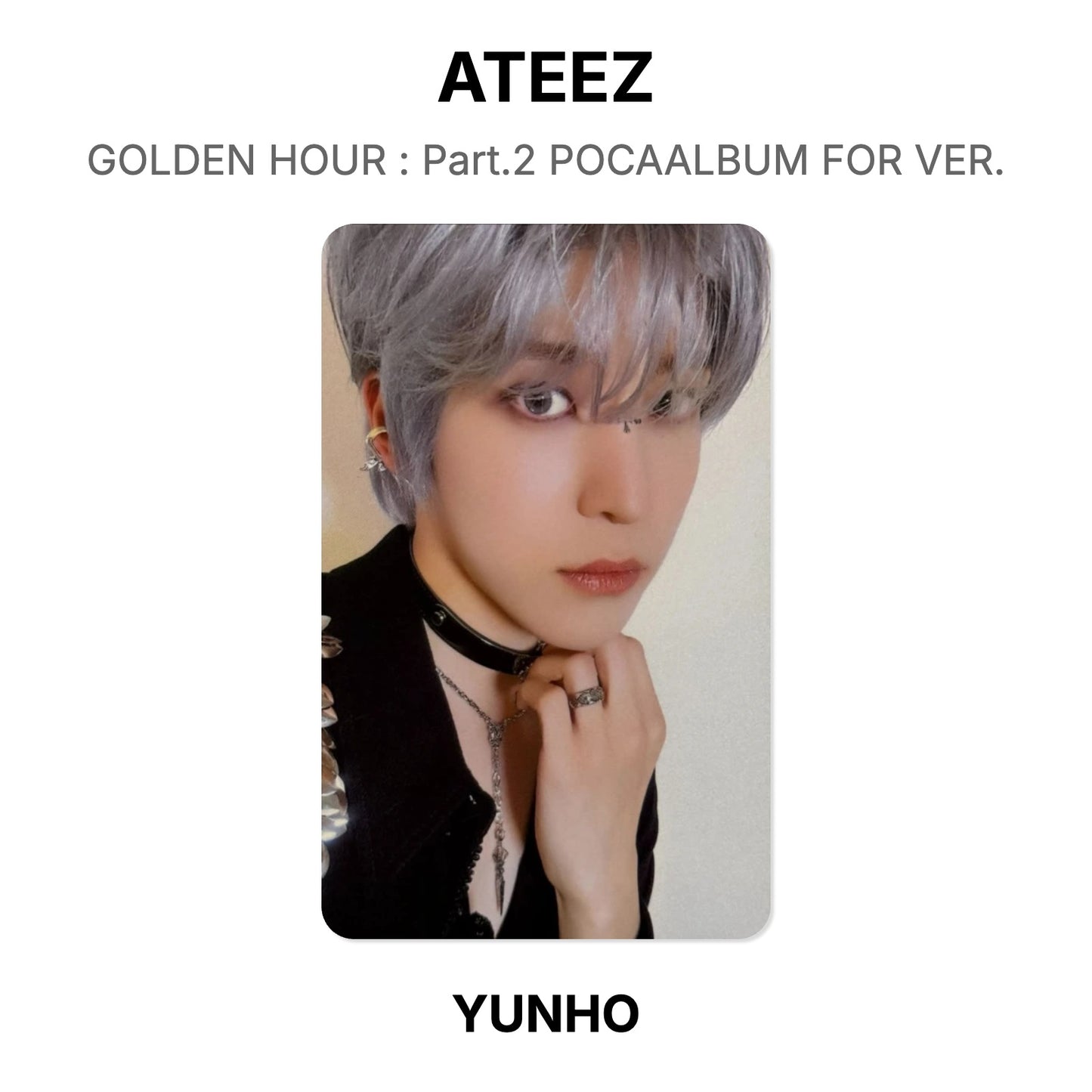 ATEEZ GOLDEN HOUR : Part.2 POCAALBUM FOR VER. Official Photocard
