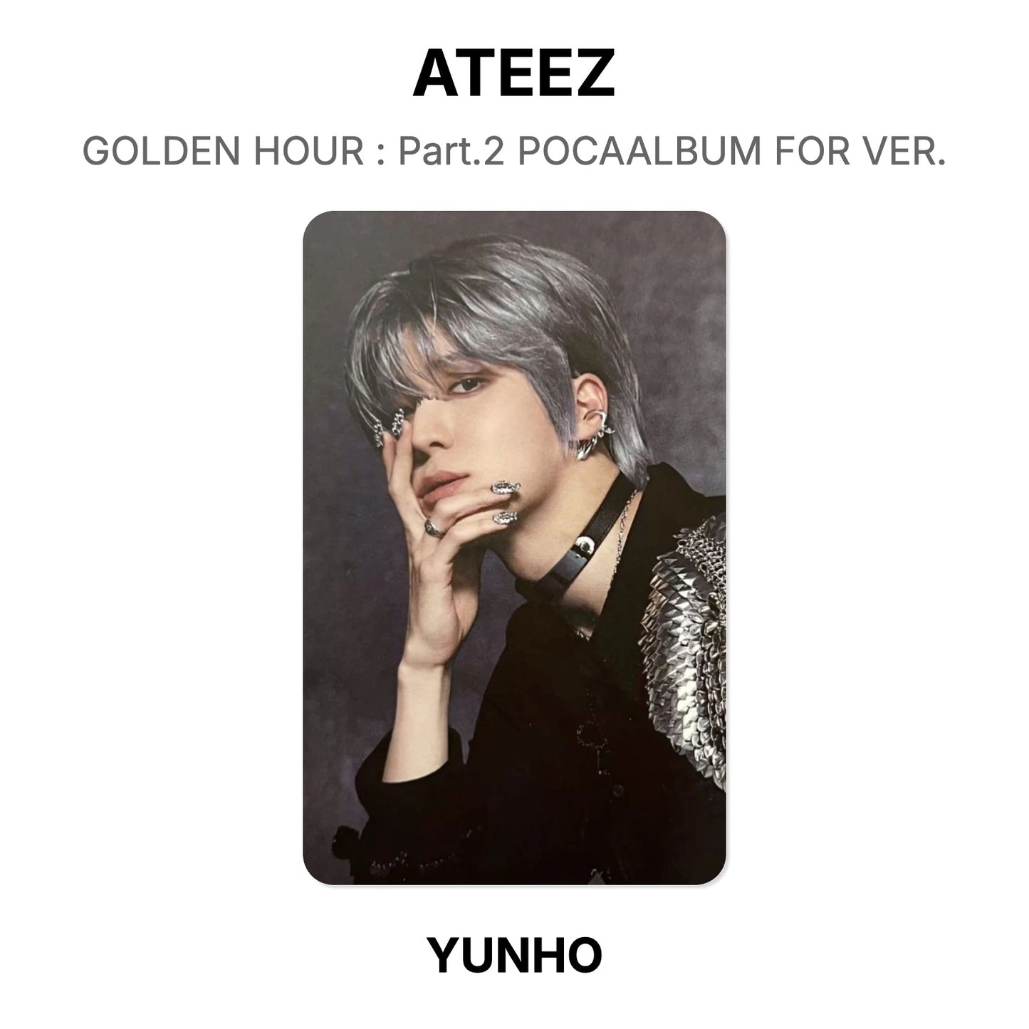 ATEEZ GOLDEN HOUR : Part.2 POCAALBUM FOR VER. Official Photocard