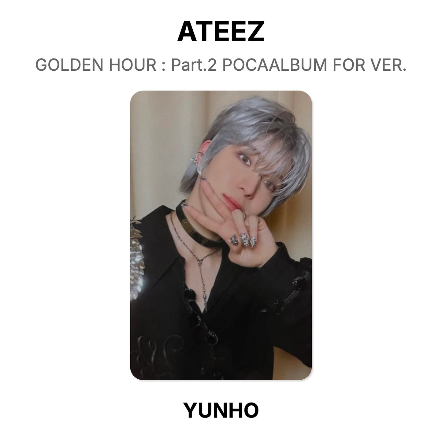 ATEEZ GOLDEN HOUR : Part.2 POCAALBUM FOR VER. Official Photocard