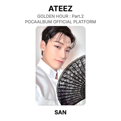 ATEEZ GOLDEN HOUR : Part.2 POCAALBUM OFFICIAL PLATFORM Official Photocard