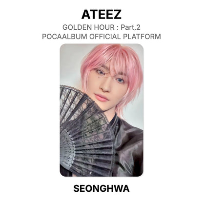 ATEEZ GOLDEN HOUR : Part.2 POCAALBUM OFFICIAL PLATFORM Official Photocard
