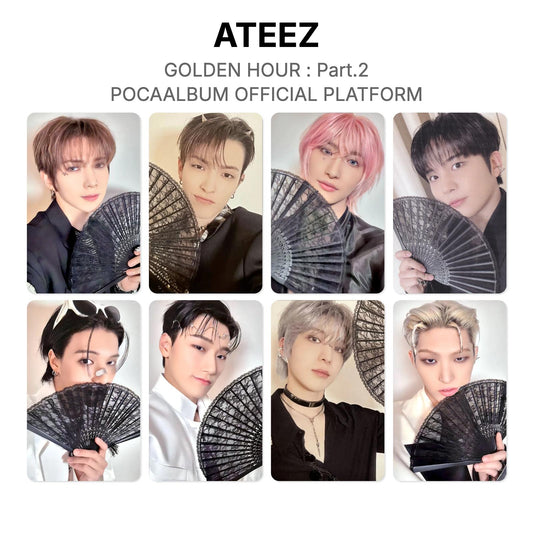 ATEEZ GOLDEN HOUR : Part.2 POCAALBUM OFFICIAL PLATFORM โฟโต้การ์ดของแท้
