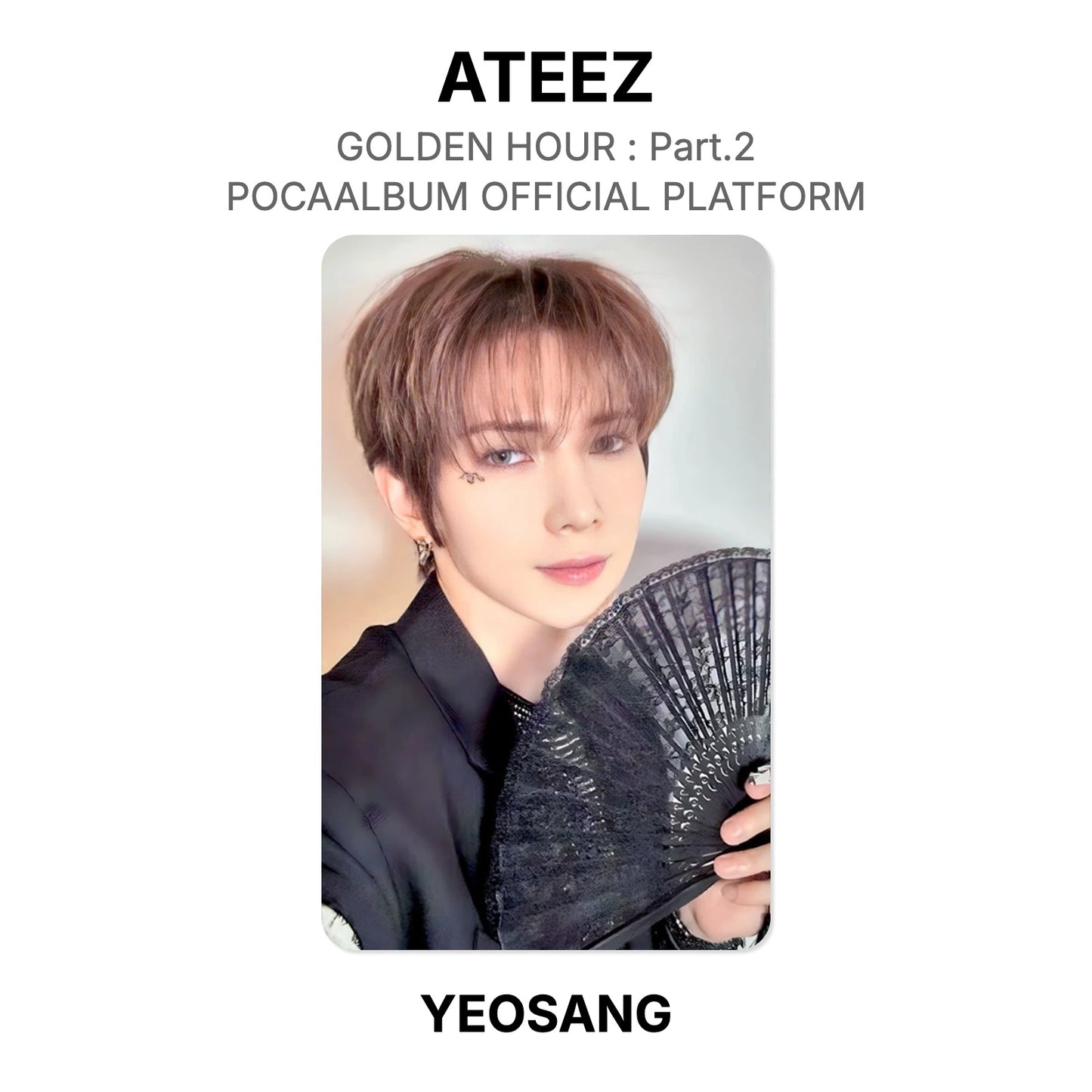 ATEEZ GOLDEN HOUR : Part.2 POCAALBUM OFFICIAL PLATFORM Official Photocard