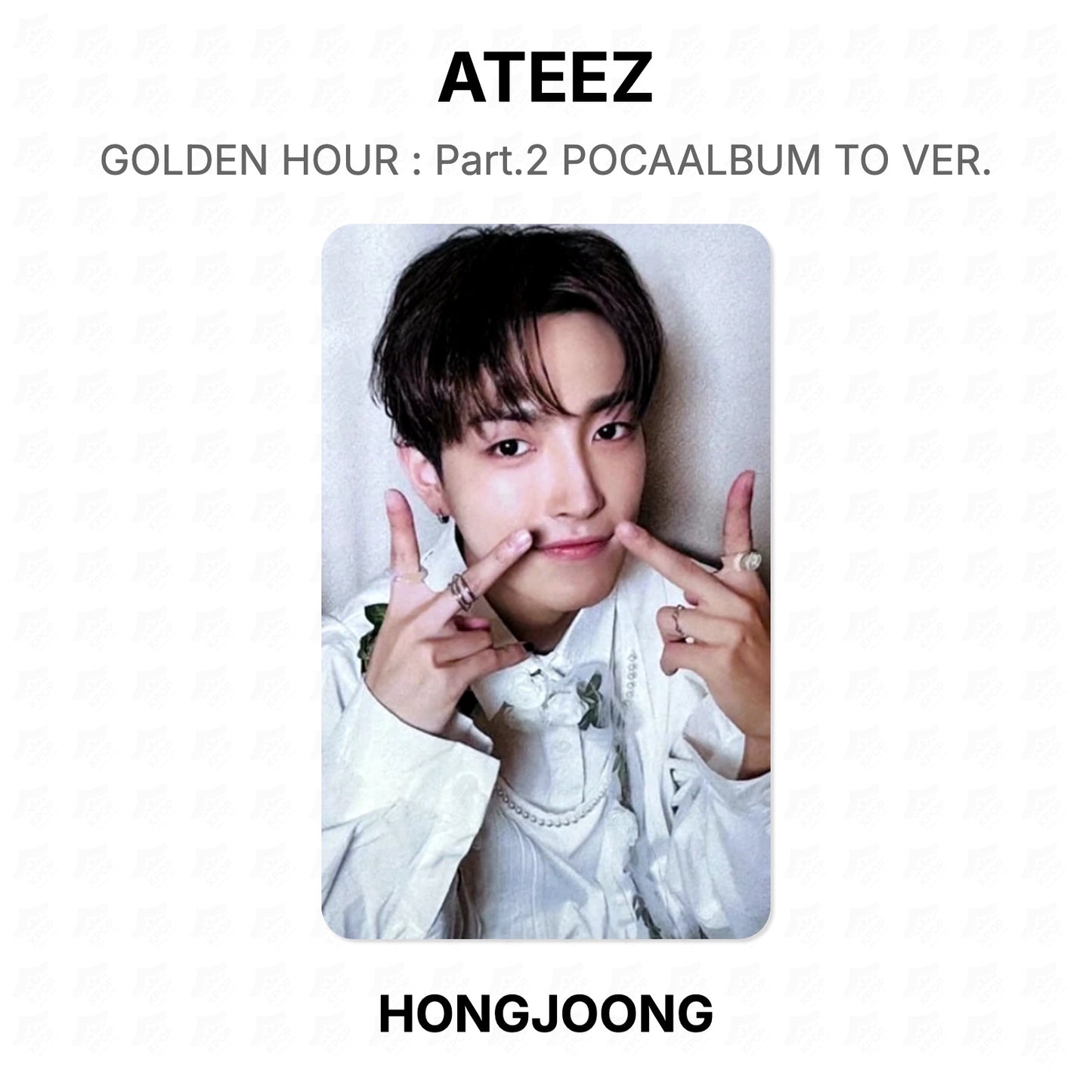 ATEEZ GOLDEN HOUR : Part.2 POCAALBUM TO VER. Official Photocard