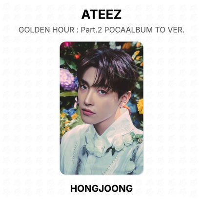 ATEEZ GOLDEN HOUR : Part.2 POCAALBUM TO VER. Official Photocard