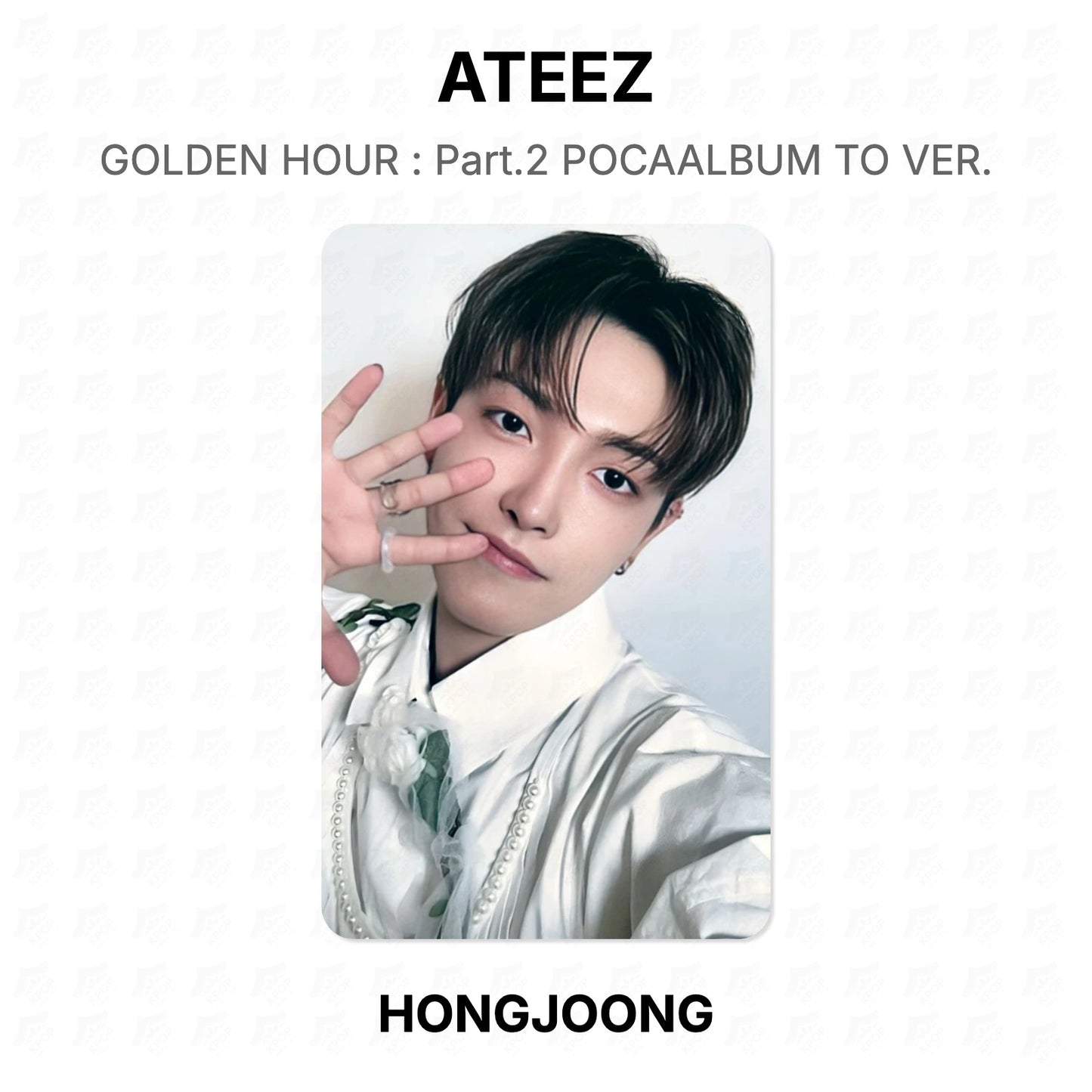 ATEEZ GOLDEN HOUR : Part.2 POCAALBUM TO VER. Official Photocard