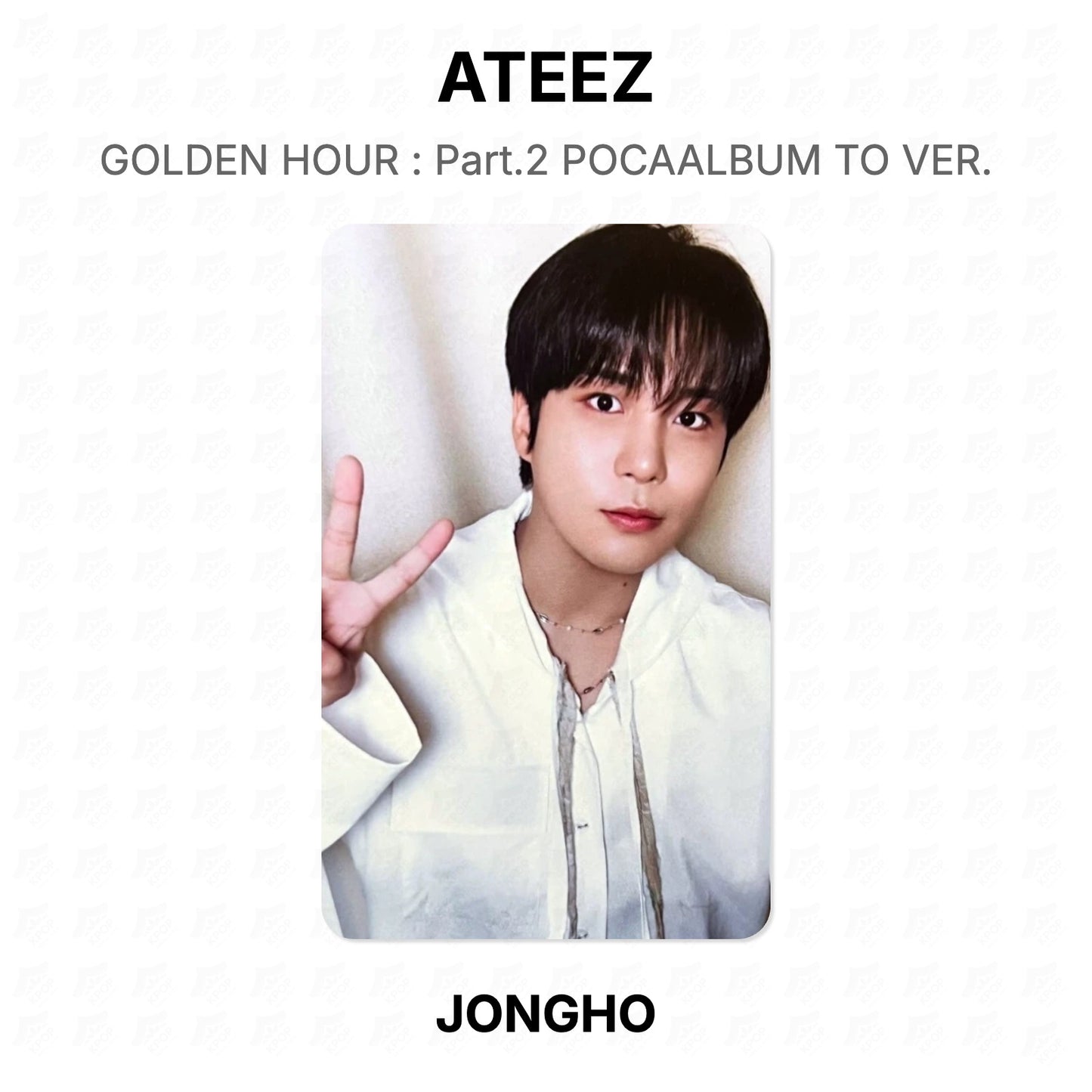 ATEEZ GOLDEN HOUR : Part.2 POCAALBUM TO VER. Official Photocard