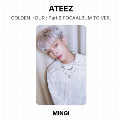 ATEEZ GOLDEN HOUR : Part.2 POCAALBUM TO VER. Official Photocard