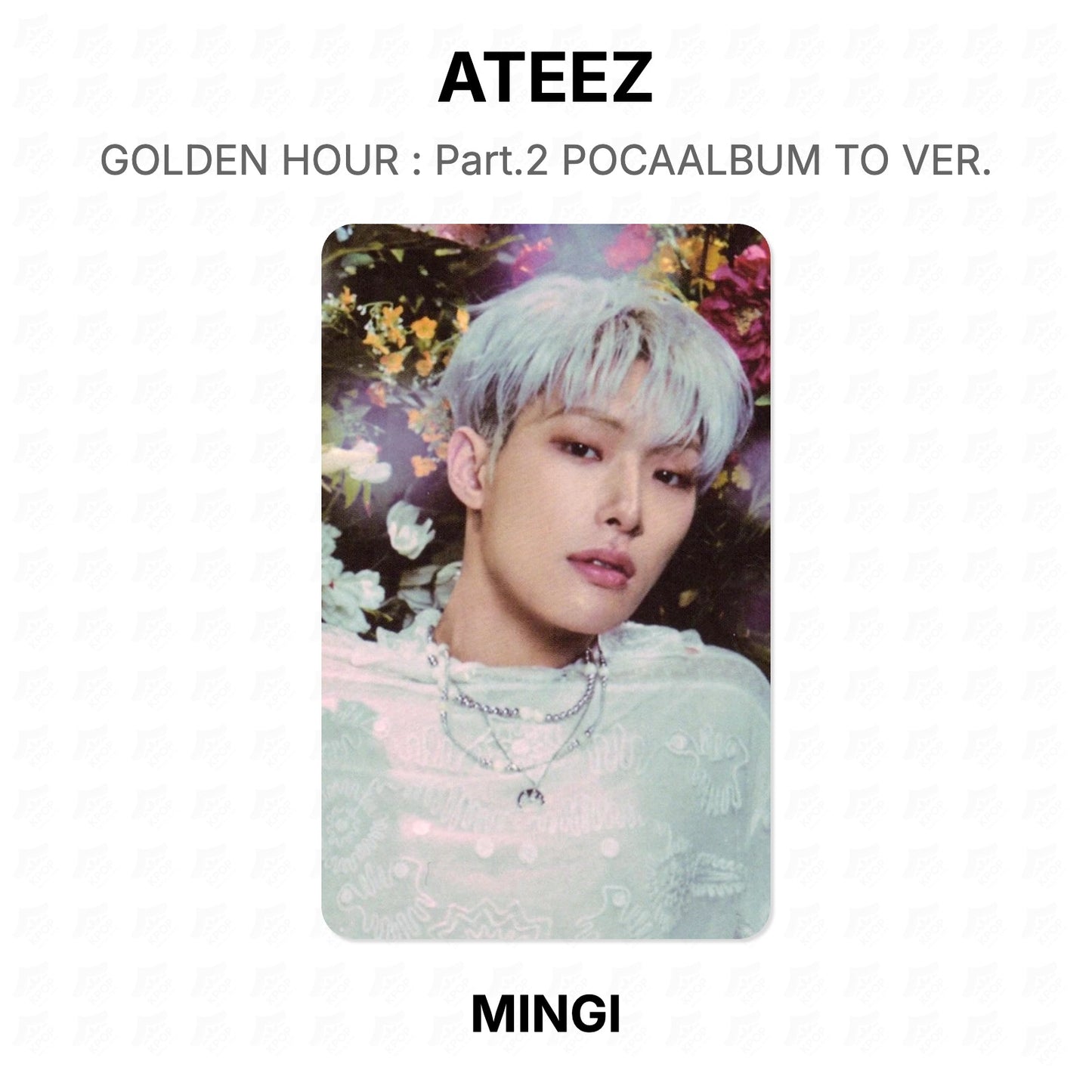ATEEZ GOLDEN HOUR : Part.2 POCAALBUM TO VER. Official Photocard